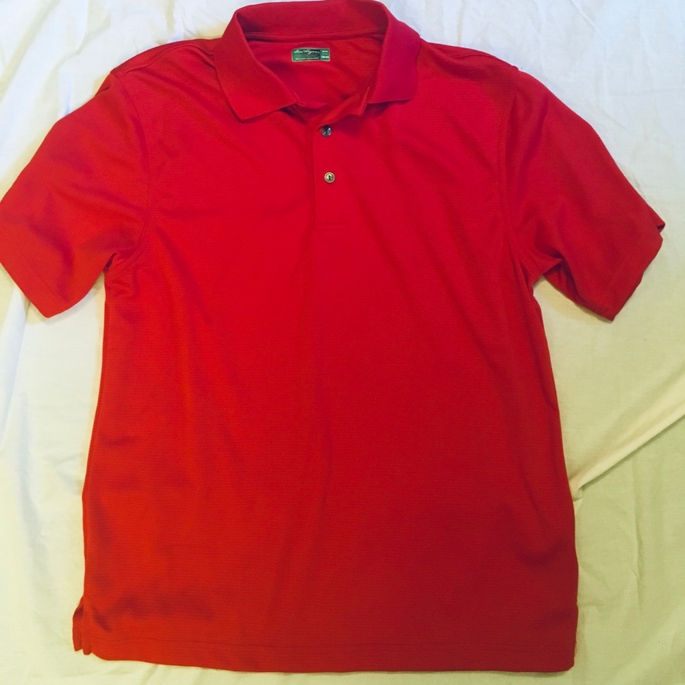 Ben Hogan red active polo